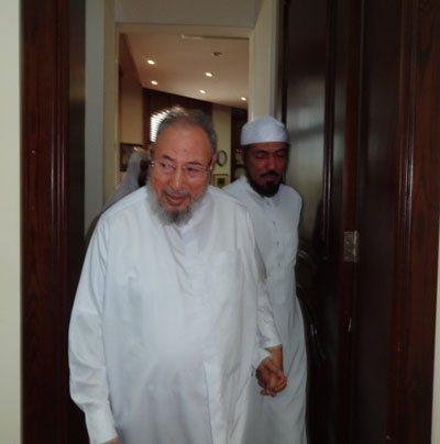 AKRAB!! Syeikh al-Qaradhawi dan Syeikh Salman al-Audah